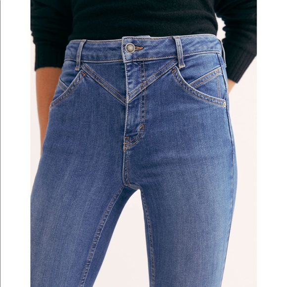 Free People Riley seamed skinny jeans - Picture 1 of 11